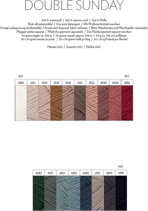 Image du produit Sandnes Garn Double Sunday (108 m)