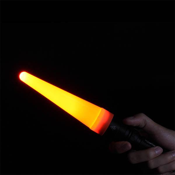 Actual product image Nitecore Red warning cap - 34 mm