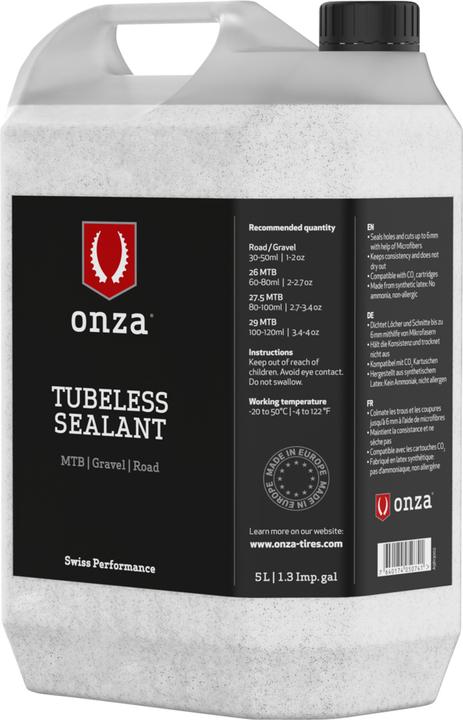 Immagine prodotto Onza Tubeless Sealant lait d"étanchéité 5000ml