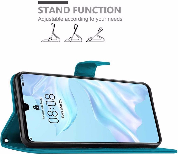 Produktbild Cadorabo Flower Book Cover (Huawei P30)