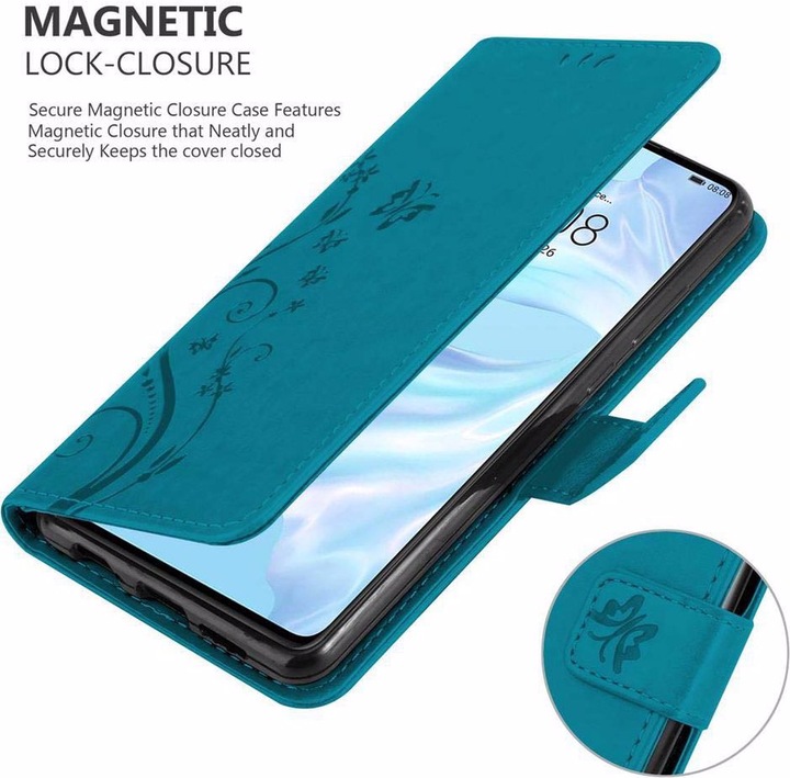Produktbild Cadorabo Flower Book Cover (Huawei P30)