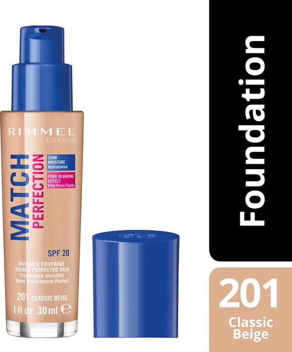 Image du produit Rimmel London Match Perfection SPF20 (201 Beige classique)