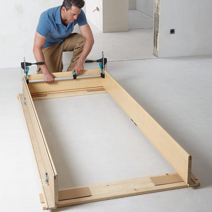 Image du produit wolfcraft 1 kit de montage de doublure de porte PRO 8 pcs. (1000 mm)