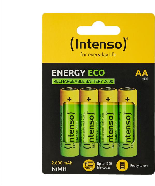 Actual product image Intenso Energy Eco AA HR6 (4 pcs., AA, HR6, 2600 mAh)