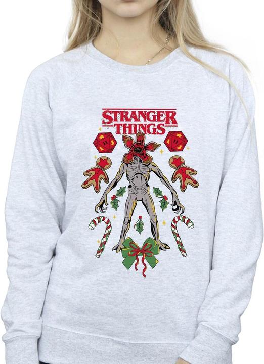Immagine prodotto Netflix Stranger Things Christmas Demogorgon Felpa Donna (L)