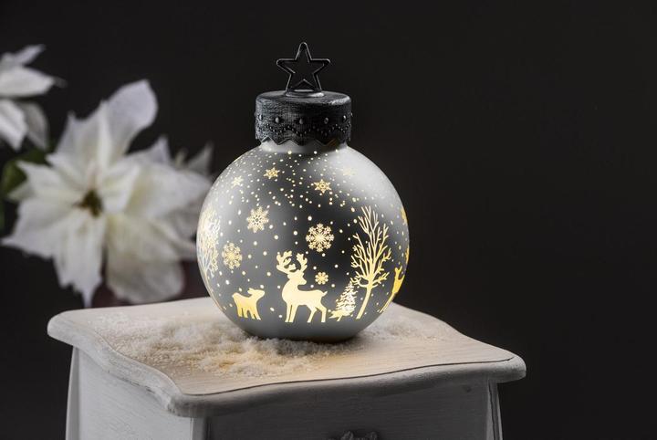 Produktbild Angela Bruderer LED-Dekokugel «Silber»