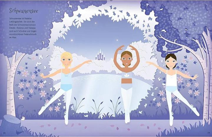 Produktbild Mein Anziehpuppen-Stickerbuch: Im Ballett