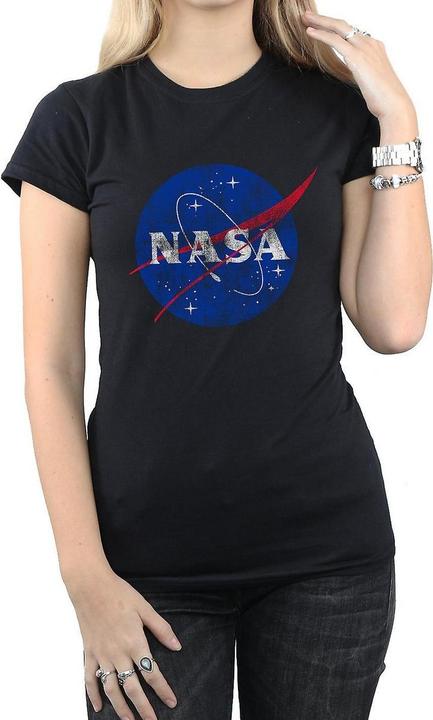 Image du produit Nasa T-shirt en coton avec logo en relief Insignia - Femme/Ladies (XL)