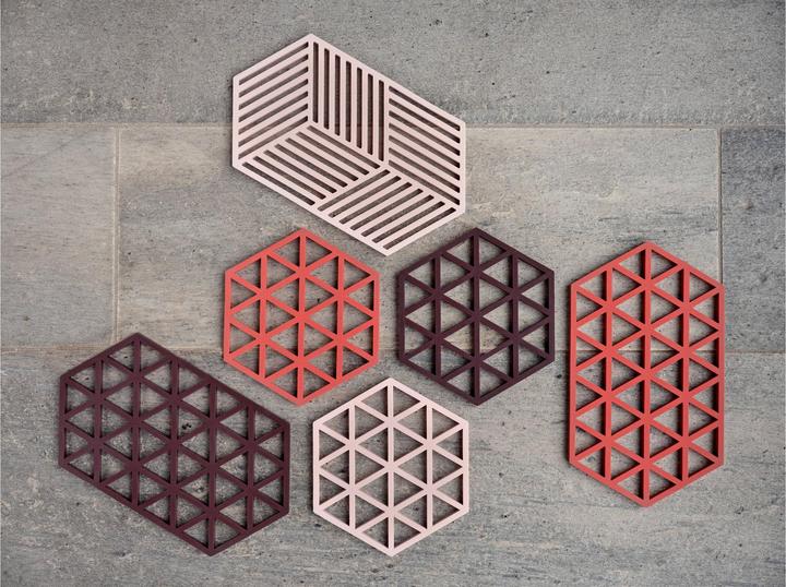 Produktbild Zone Denmark Topfuntersetzer Triangle Dunkelbraun (1x)