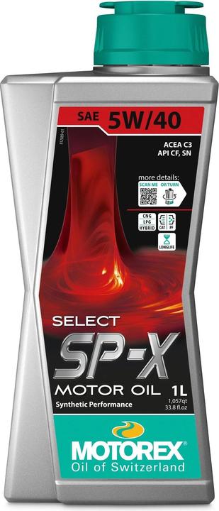 Actual product image Motorex Select SP-X (1 l, SAE 5W-40)
