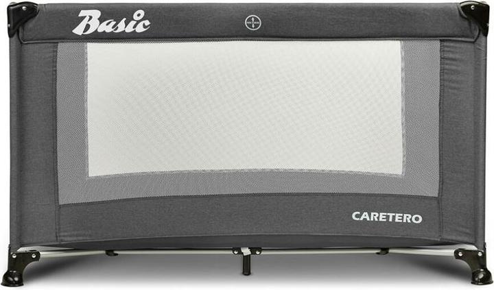 Image du produit Caretero Łóżeczko Turystyczne Basic Graphite (60 x 120 cm)