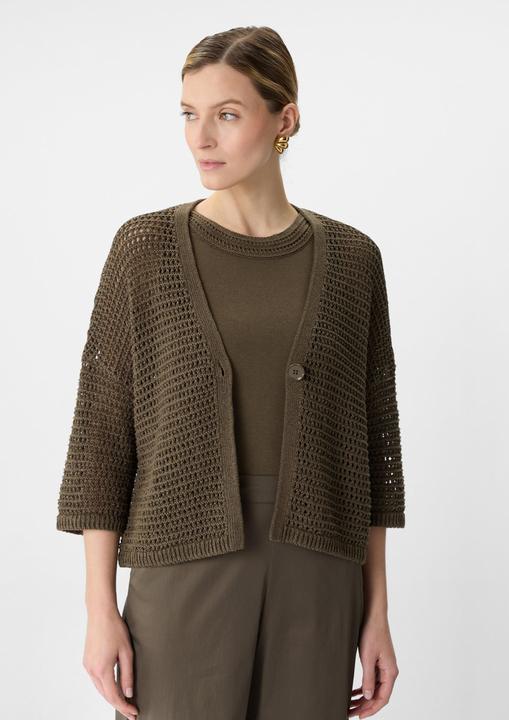 Actual product image Comma Strickjacke Luftiger Cardigan im Boxy Fit (XS)