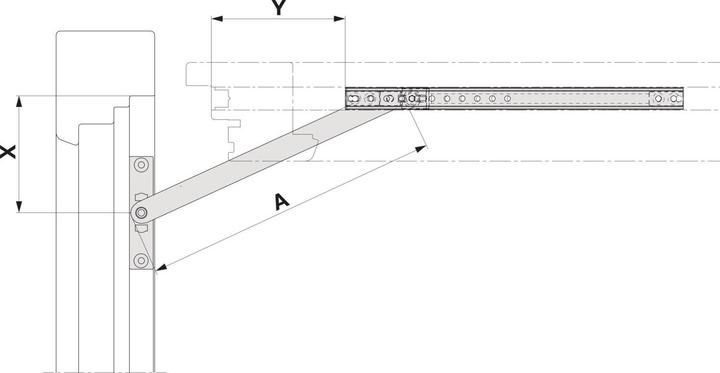 Actual product image Maco Opening restrictor w. brake, arm length 145mm, FFB 280-380, silver (52976)