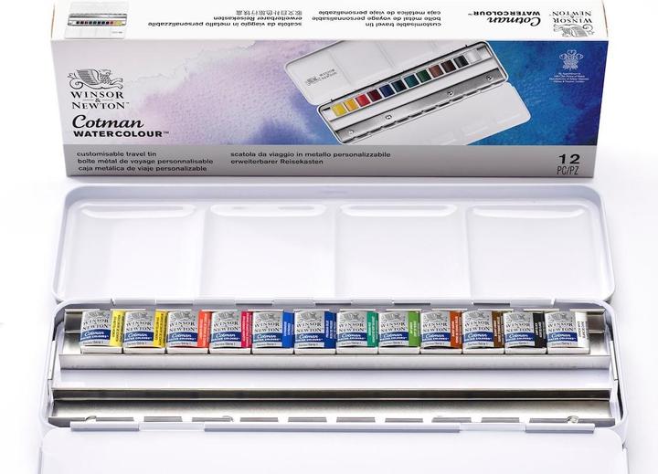 Produktbild Winsor & Newton 0321868 Farbe auf Wasserbasis Multi Palette 12 Stück(e)