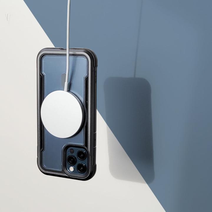 Produktbild X-Doria Raptic iPhone 14 Pro Hülle mit gepanzerter schwarzer MagSafe-Hülle (Apple iPhone 14 Pro)