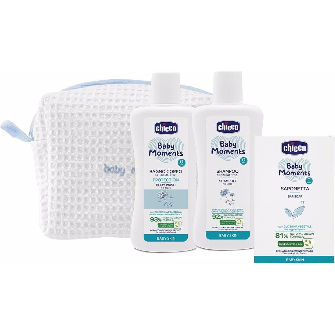 Thumbnail - Chicco, Babykörperpflege, Beauty Bag mit Reissverschluss - 0m+ - BLUE