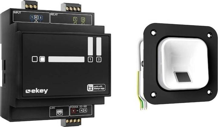 Actual product image Ekey 204751 Fingerprint access system top-hat rail (Fingerprint)