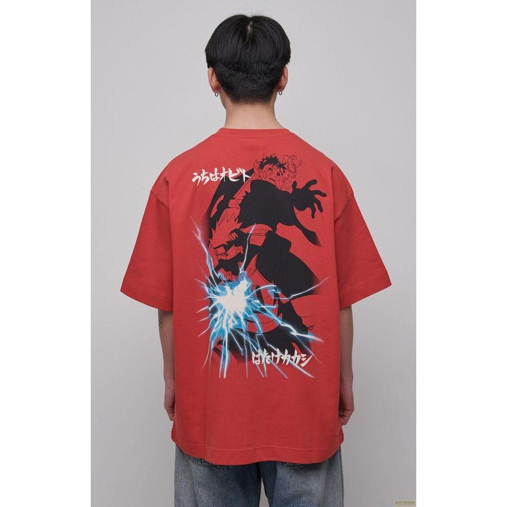 Neptun, Shirt, Naruto Shippuden T-Shirt Graphic Red (L), Rot, (L)