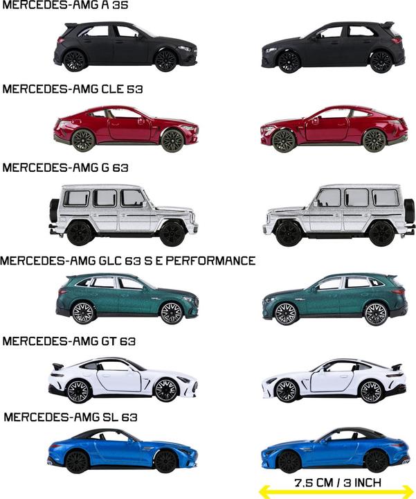 Produktbild Majorette Mercedes-AMG Premium (Zufallsmodell)