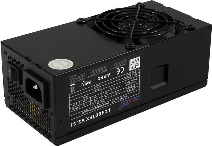 Produktbild LC-Power Geh?use Micro-ATX 1406MB-400TFX bl. USB3.2,mit Netzteil LC400TFX,black (mATX, Mini-ITX)