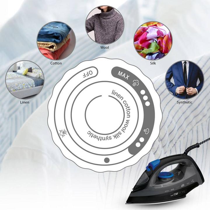 Actual product image Clatronic DB Steam ironing machine (1800 W)