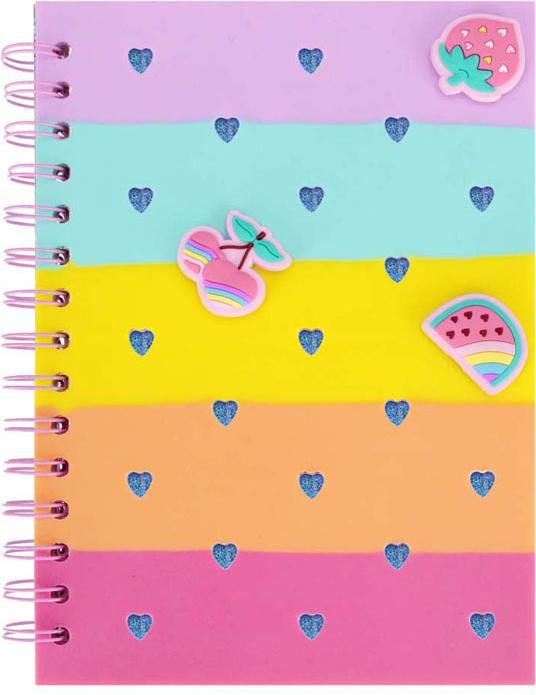 Actual product image Starpak Silicone notebook A5 fruit (A5, Soft cover)