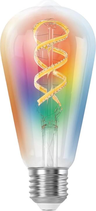 Image du produit Ledvance SMART+ MATTER FILAMENT EDISON MULTICOLOR 4.8W 827...865 Multicolore E27 (E27, 470 lm, 4x)