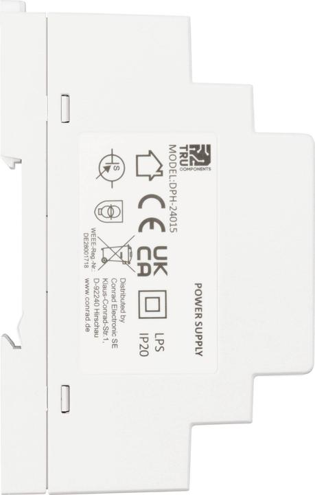 Actual product image Tru Components DPH-24015 Hutschienen-Netzteil (DIN-Rail) 24 V/DC 0.625 A 15 W A