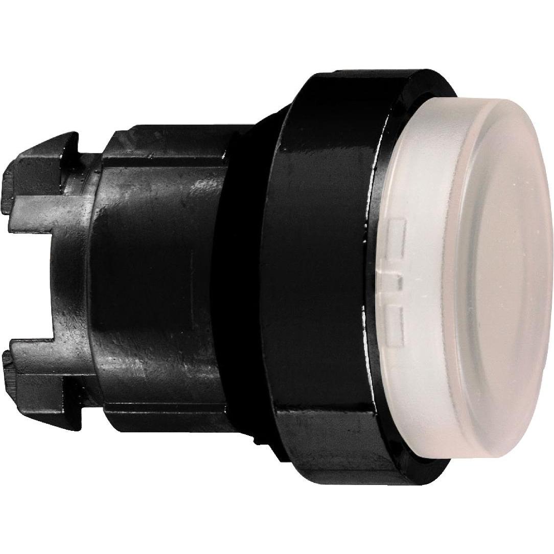 Schneider Electric Leuchtdrucktaster, Metall, Front, 22mm, ZB4BWCUST02, Taster + Schalter, Weiss