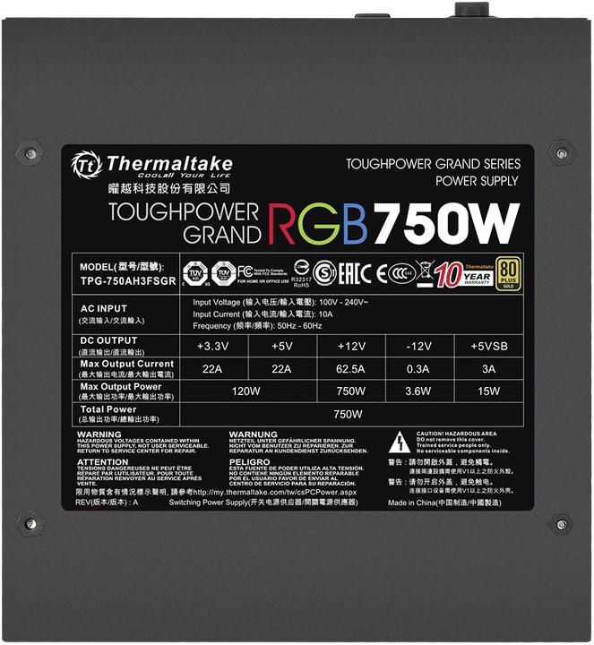Produktbild Thermaltake Toughpower Grand (750 W)