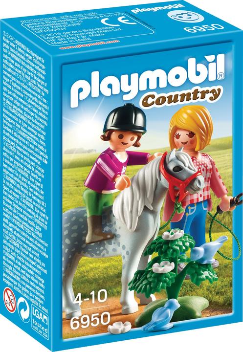Playmobil Spaziergang mit Pony (6950)