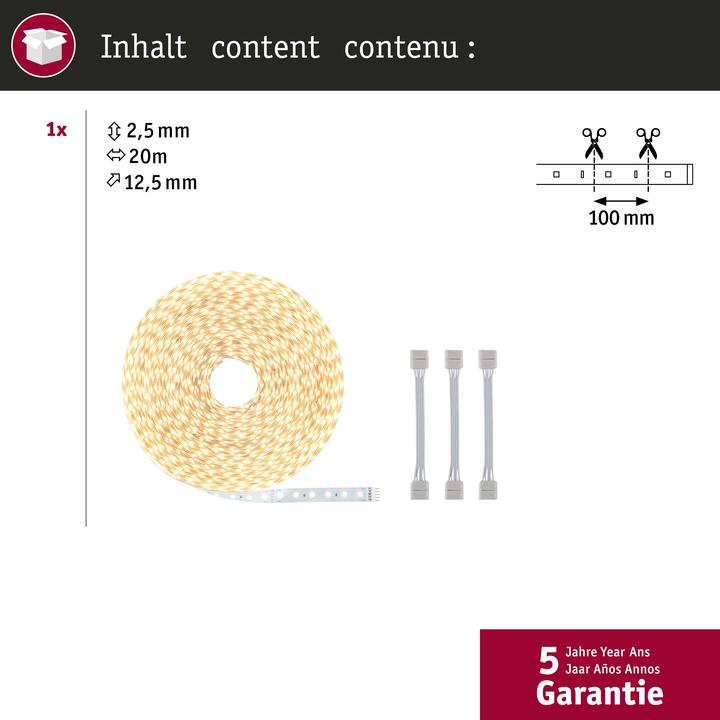 Image du produit Paulmann MaxLED 500 Stripe (Blanc chaud, 2000 cm, Intérieur)