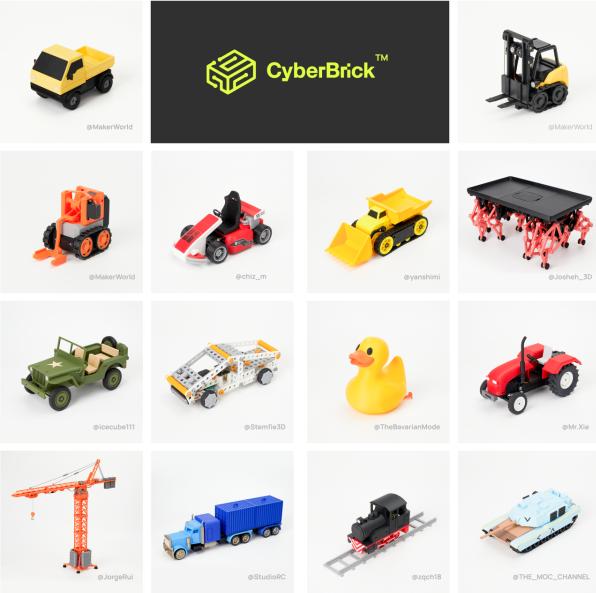 Productafbeelding Bambu Lab - Cyberbrick - Ultimate Hardware Kit (Accessoires)