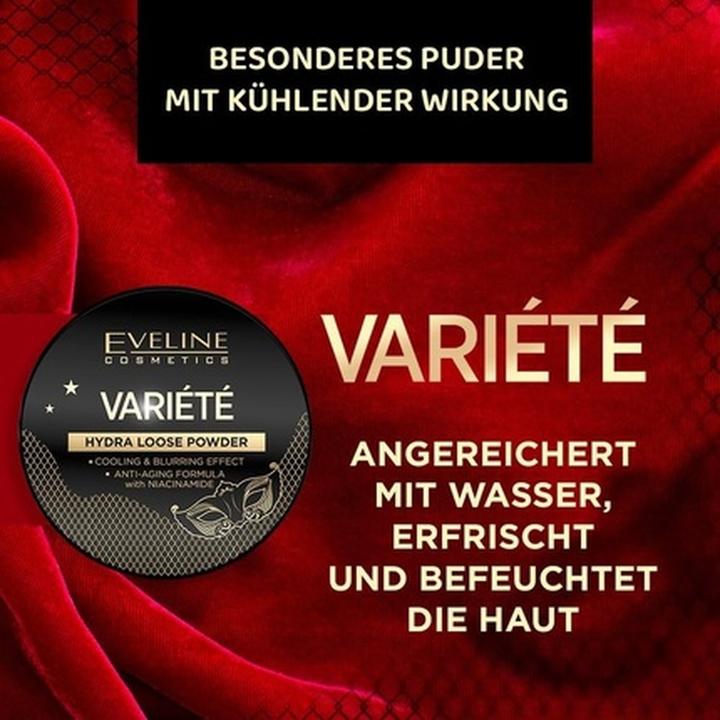 Produktbild Eveline Variete Hydra Loose Powder Loose Moisturizing Powder With Niacinamide With Cooling Effect 5G
