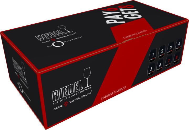 Produktbild Riedel O Viognier/ Chardonnay - Buy 8 Pay 6 (32 cl, 8 Gläser, Weissweingläser)