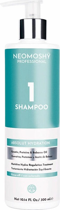 Actual product image Neomoshy ABSOLUT HYDRATION shampoo 300ml (300 ml, Liquid shampoo)