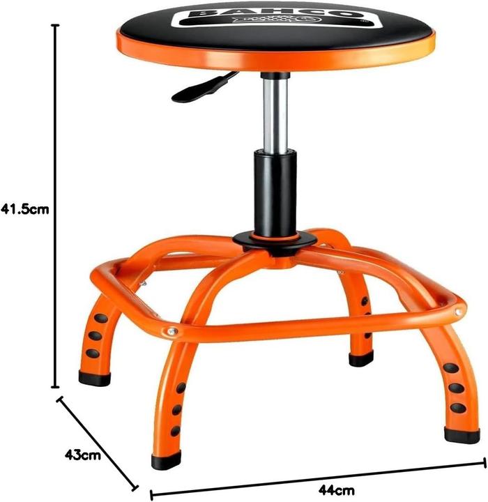 Produktbild Bahco Gepolsterter Werkstatt Drehhocker Stuhl, pneumatisch
