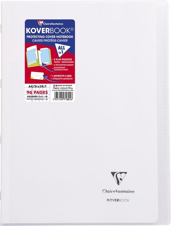 Produktbild Clairefontaine KOVERBOOK - Heft (A4, Kariert)