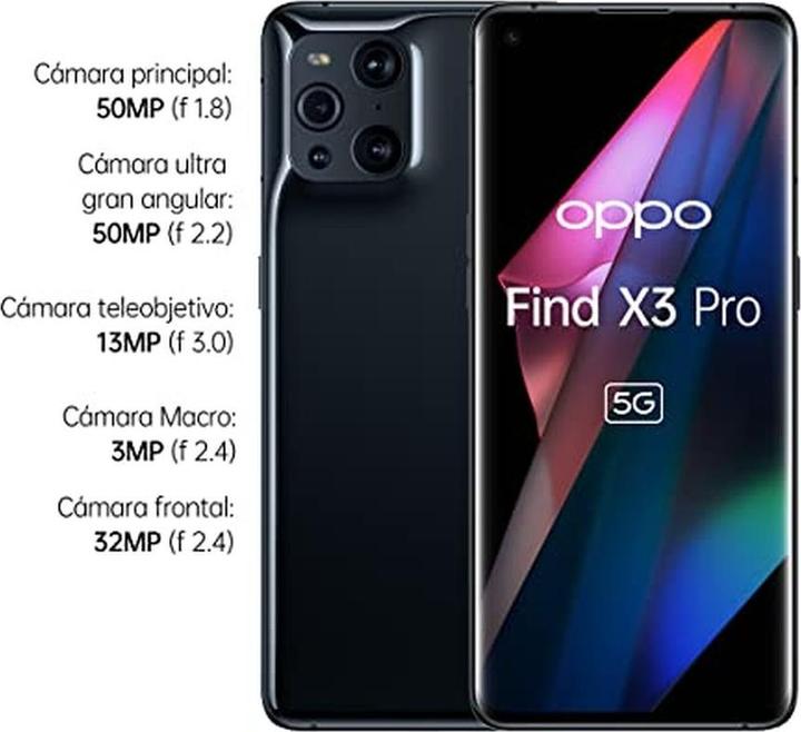 Produktbild OPPO Find X3 Pro (256 GB, 6.70", Dual SIM, 5G)