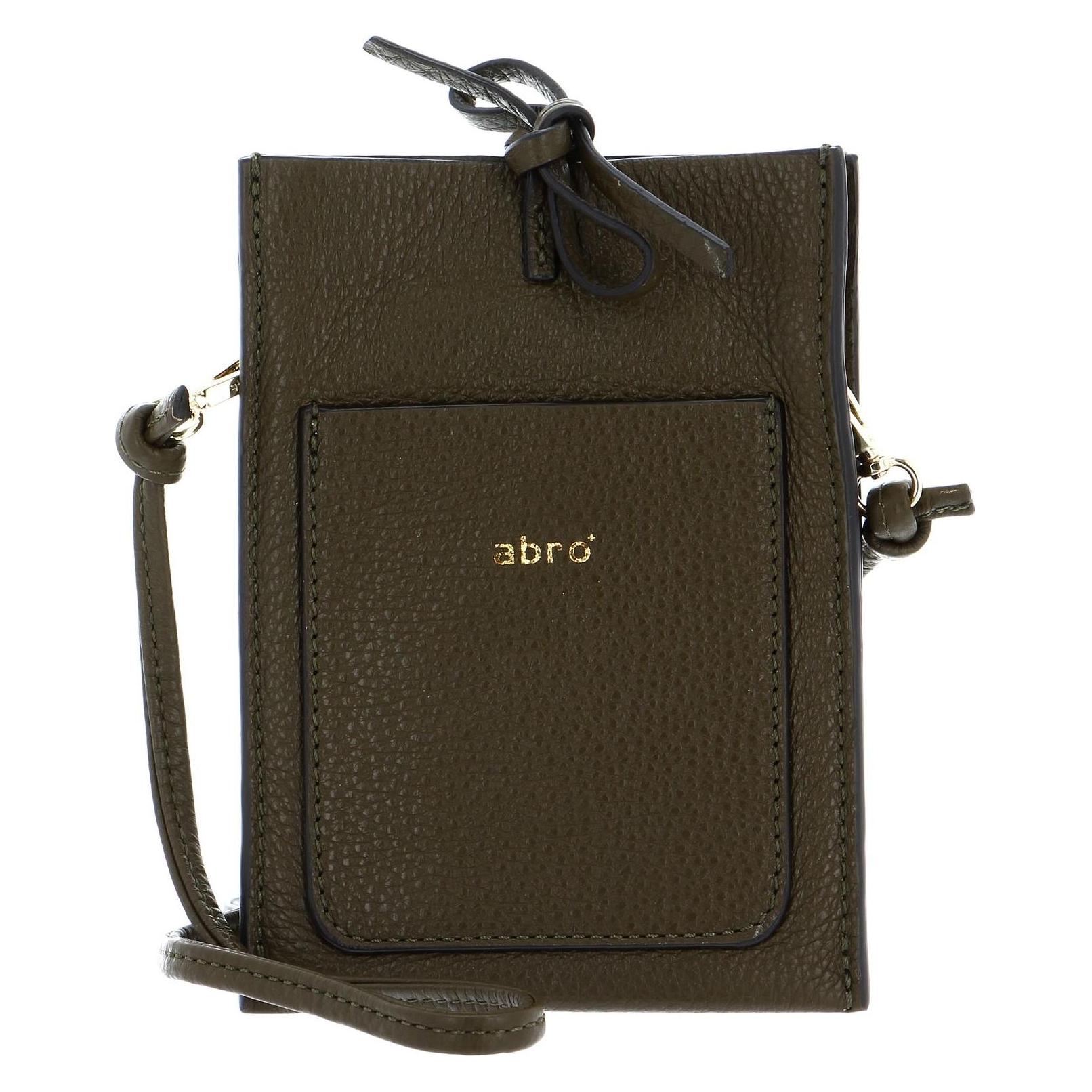 Abro, Damen, Handtasche, Leather Dalia Phone Bag Raquel, Grün