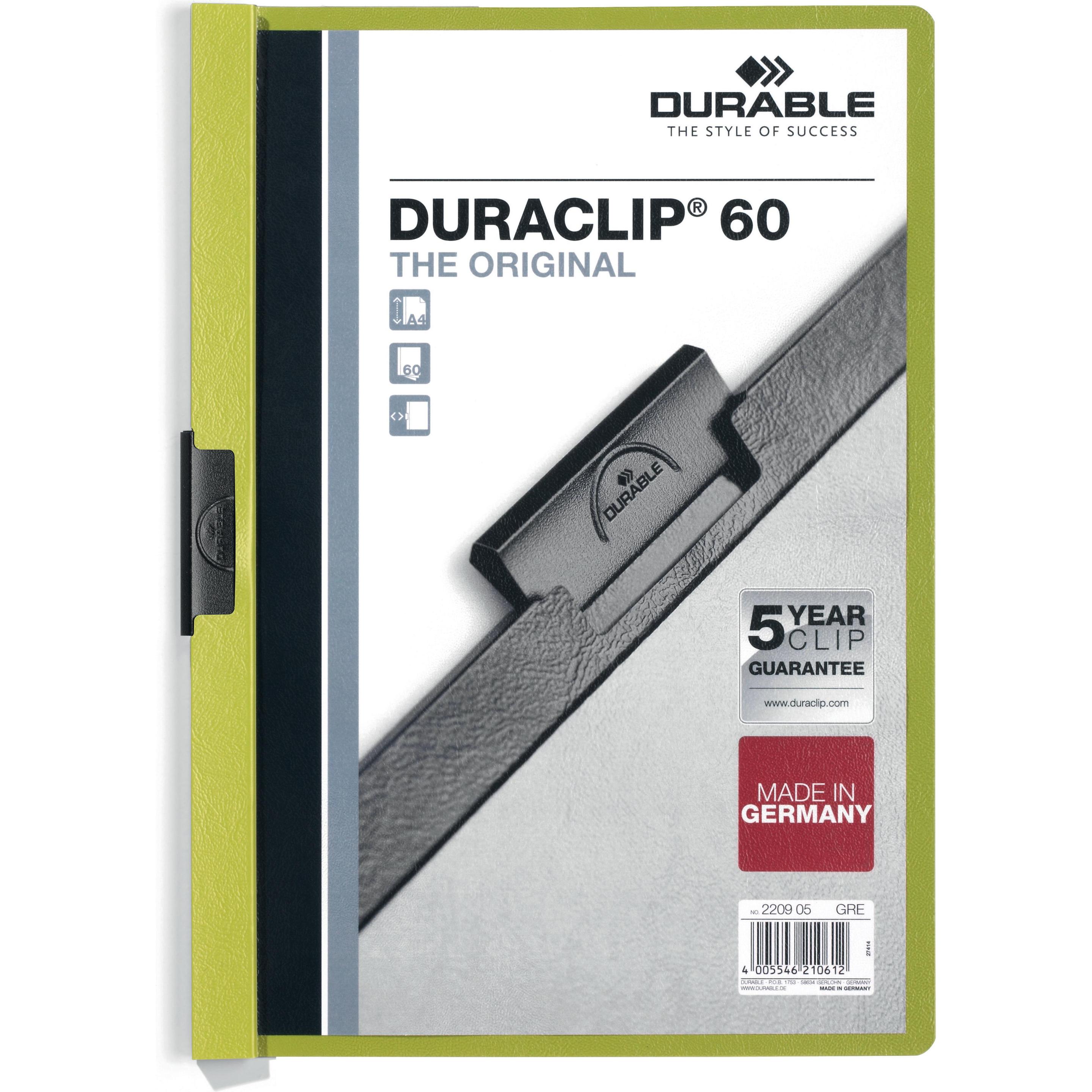 Durable, Mappe, Klemmhefter DURACLIP 60 (A4, 1 x)