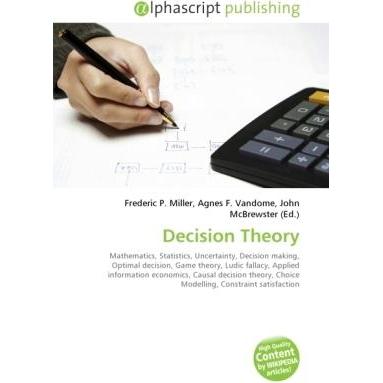 Decision Theory, Fachbücher von Agnes F. Vandome, Frederic P. Miller, John McBrewster