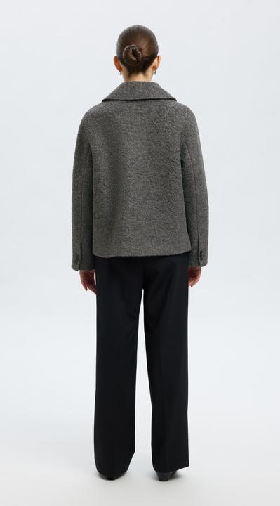 Produktbild Selected Slfalma Boucle Wool Blend Jacket Noos