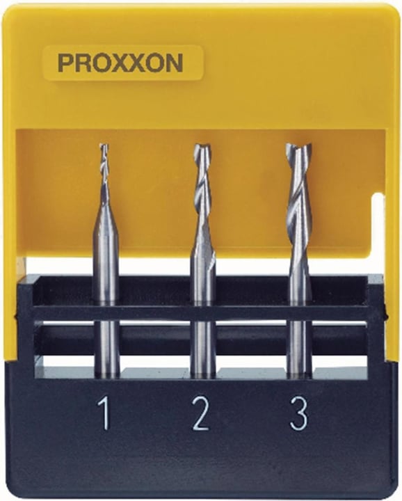 Proxxon Set di frese a candela in metallo duro integrale