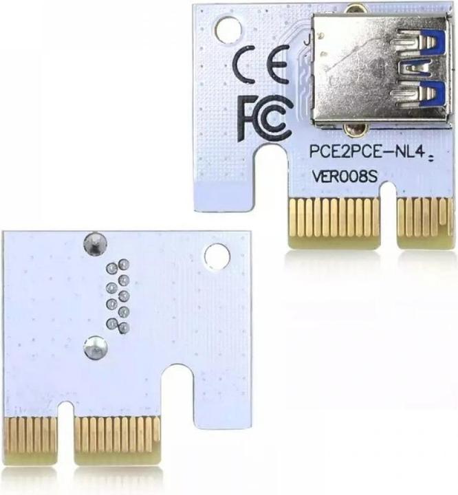 Immagine prodotto PowerGuard Adattatore per scheda riser PCI-E Express con presa USB