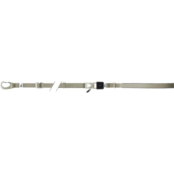 Curli Lok basic line taupe (Hund), Halsband + Leine
