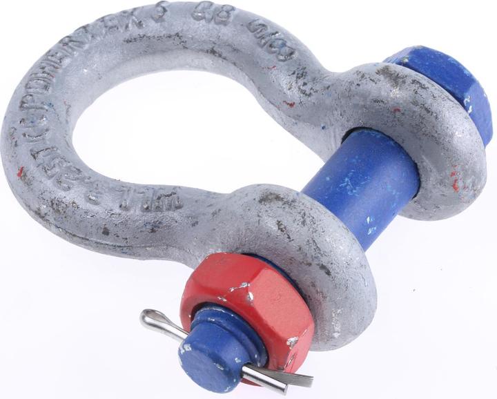 RS PRO Galvanised bow shackle w/pin,3.25ton