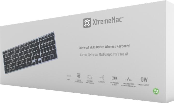 Produktbild XtremeMac Wireless Aluminum Keyboard (CH, Kabellos)