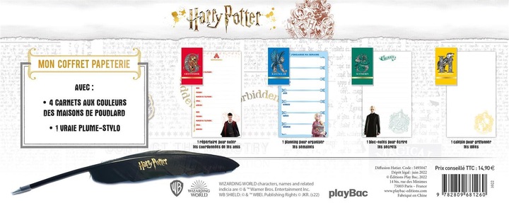 Produktbild Harry Potter : mon coffret papeterie (Französisch, Collectif, 2022)