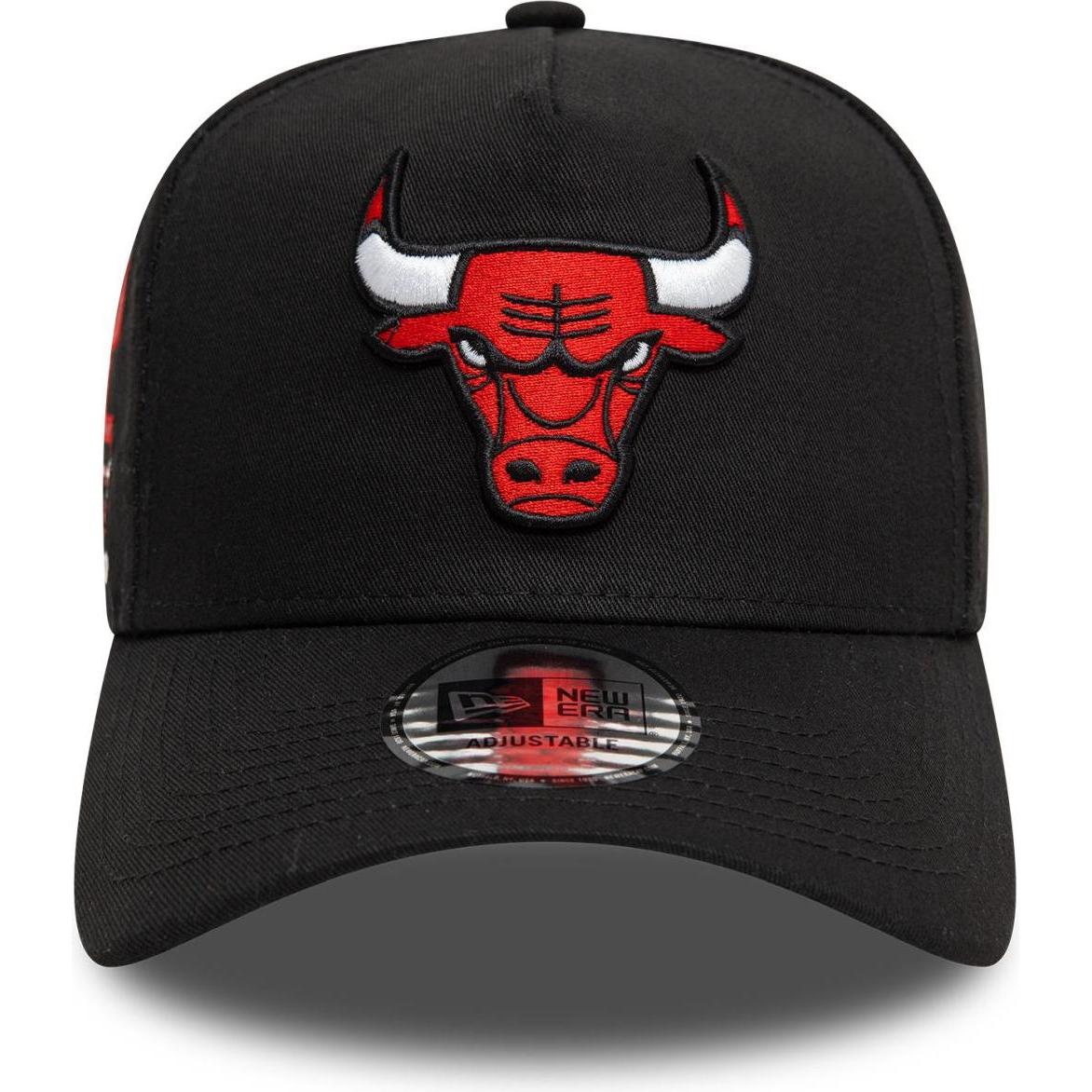 Thumbnail - New Era, Herren, Cap, E-Frame Snapback Cap - SIDEPATCH Chicago Bulls, Schwarz, (One Size)